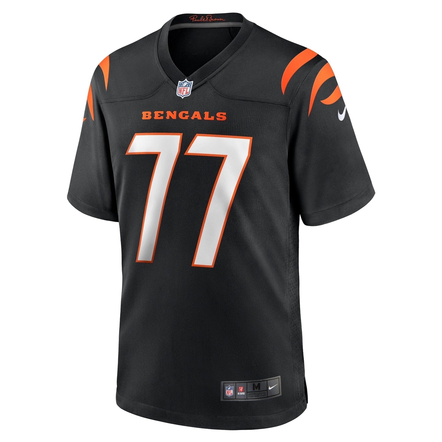 Trent Brown Cincinnati Bengals Game Jersey - Black football jersey product view 2