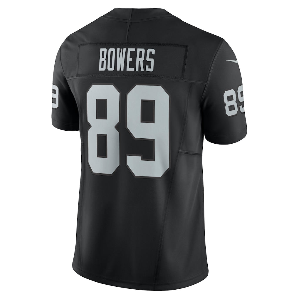 LV.Raiders #89 Brock Bowers Black Team Vapor F.U.S.E. Limited Jersey football jersey product view 1