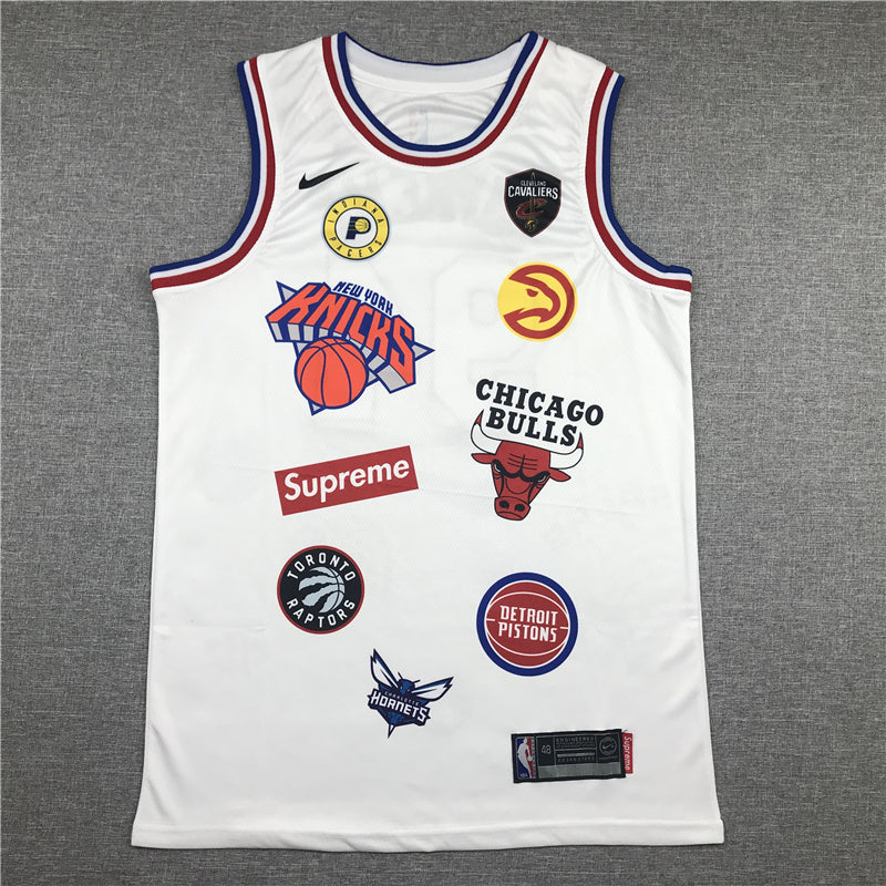 Supreme co-branded No. 94 jersey (white) sports jersey product view 1