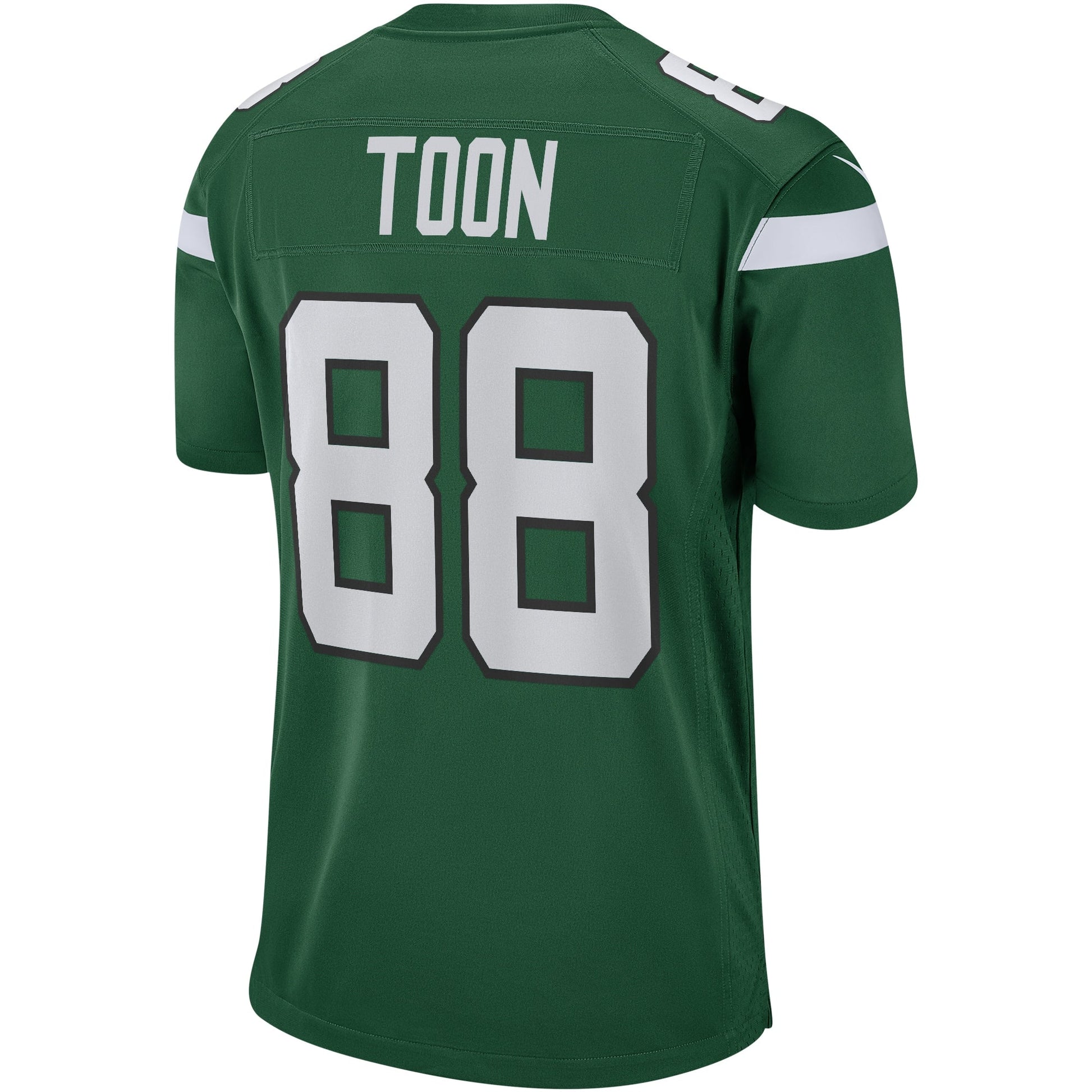 Al Toon New York Jets Game Retired Jersey - Gotham Green football jersey product view 3