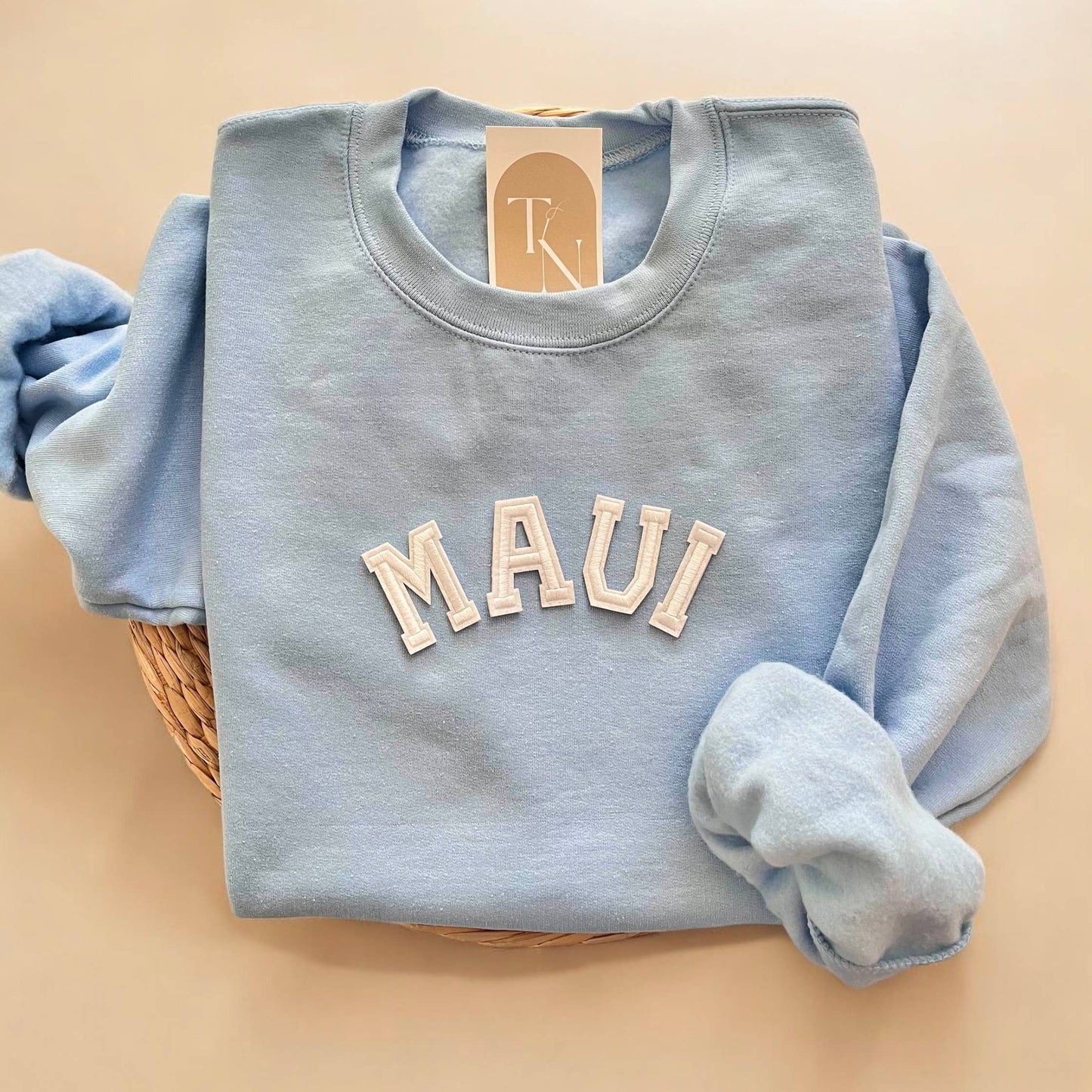 Maui Crewneck Sweatshirt, Summer Sweatshirt Unisex T-shirt, Sweatshirt, Hoodie, Long Sleeve Tee - T-Shirt, Sweatshirt, Hoodie