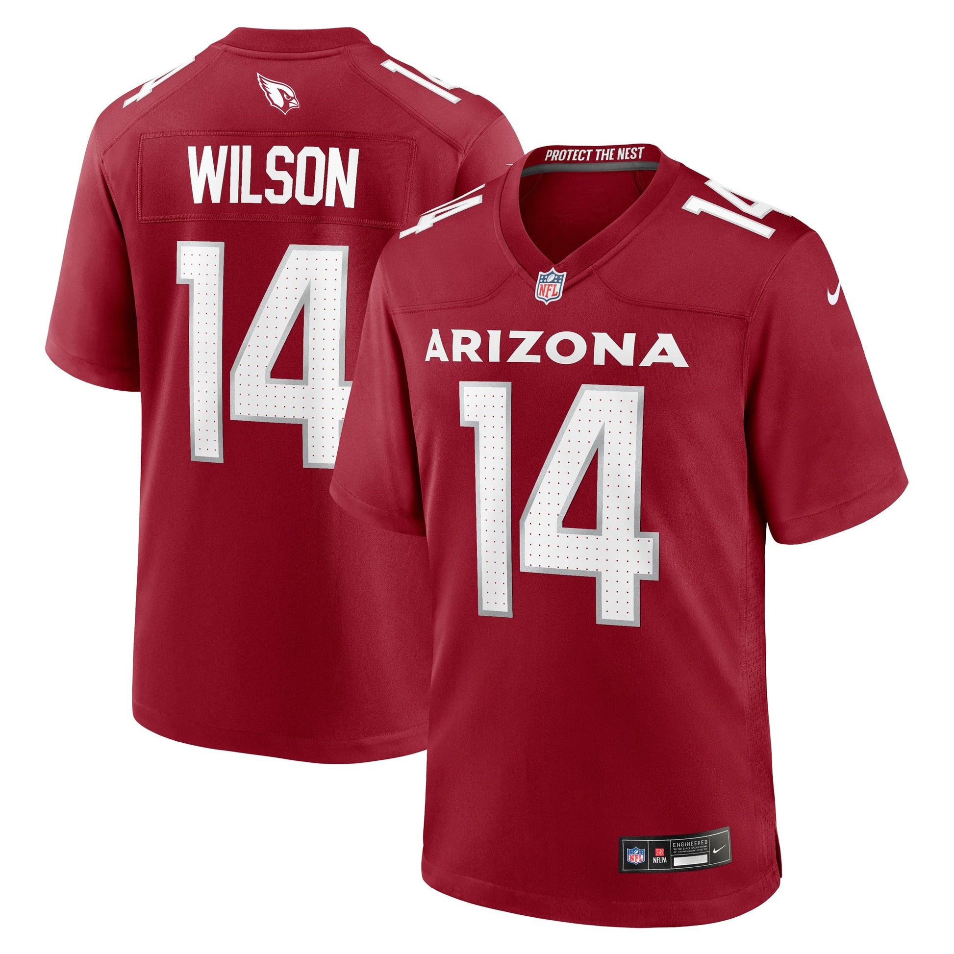 Michael Wilson Arizona Cardinals Team Game Jersey - Cardinal football jersey product view 1