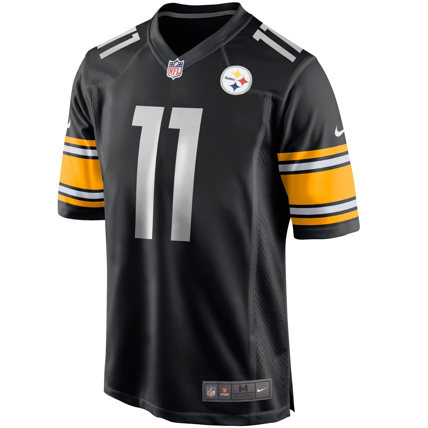 Chase Claypool Pittsburgh Steelers Game Jersey - Black football jersey product view 2