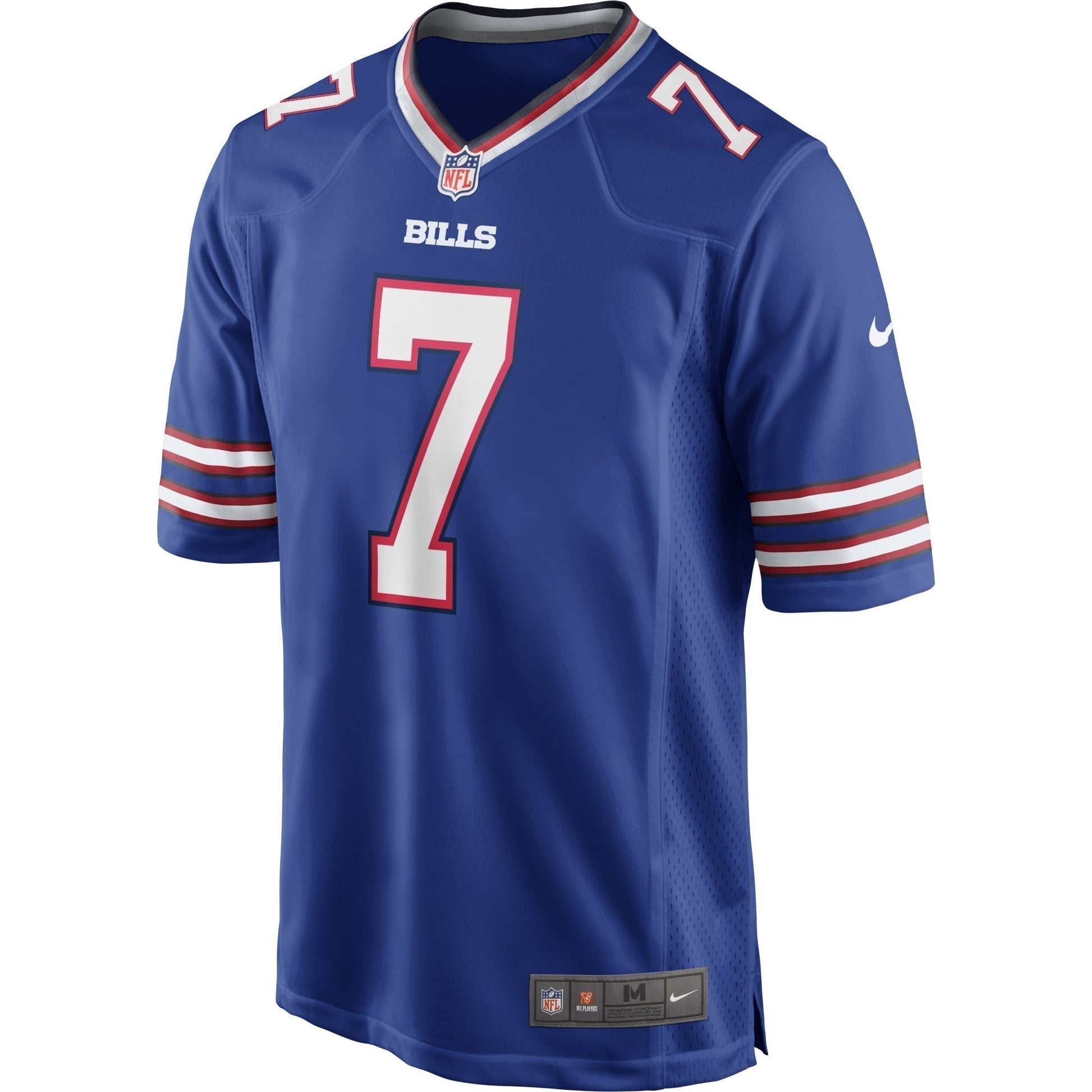 Doug Flutie Buffalo Bills Game Retired Jersey - Royal football jersey product view 2