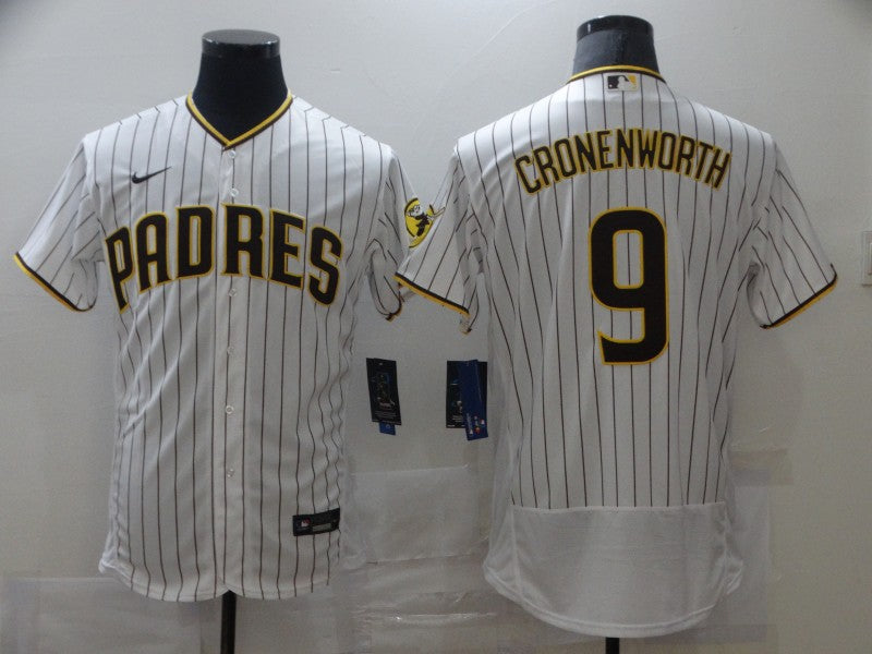 Men's San Diego Padres Jake Cronenworth #9 White Stitched Jersey baseball jersey product view 1