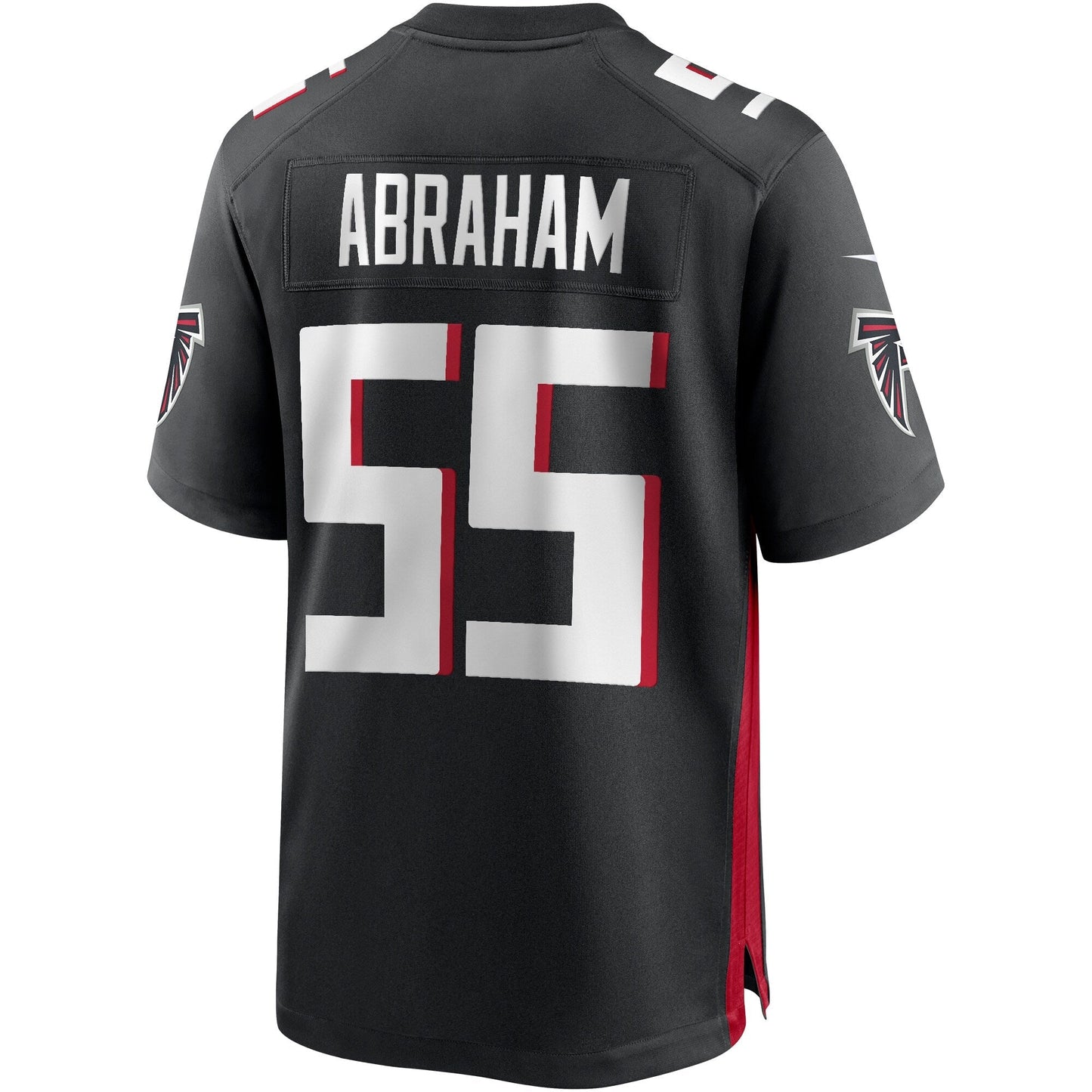 John Abraham Atlanta Falcons Game Retired Jersey - Black football jersey product view 3