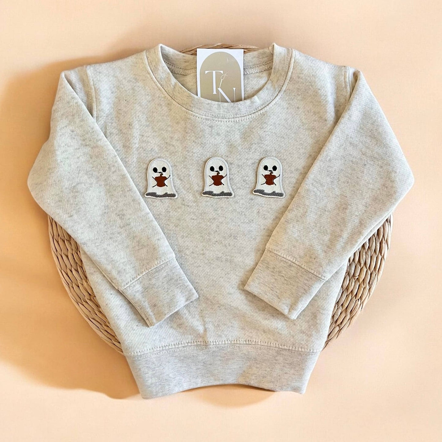Toddler Ghost Halloween Sweatshirt Unisex T-shirt, Sweatshirt, Hoodie, Long Sleeve Tee - T-Shirt, Sweatshirt, Hoodie