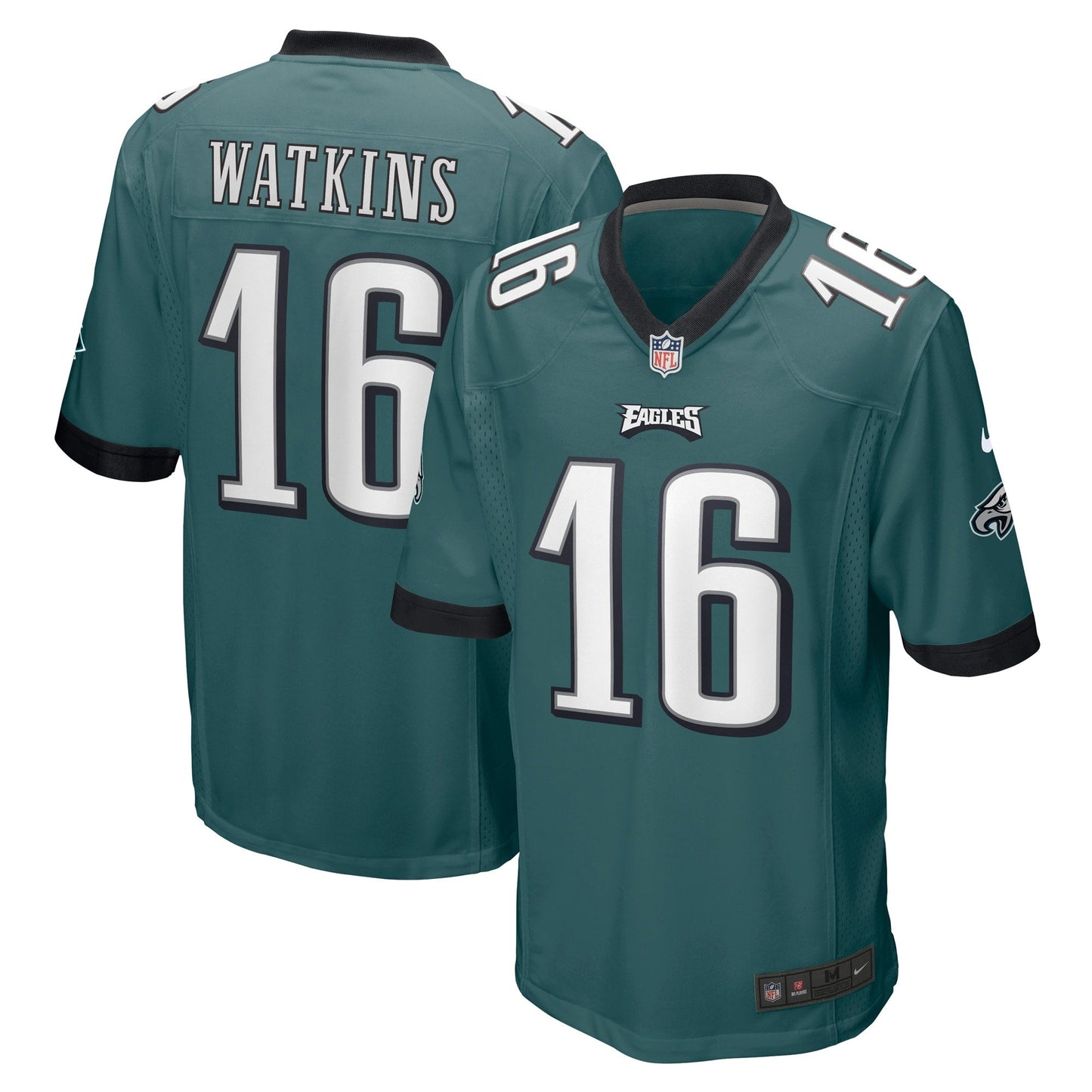 Quez Watkins Philadelphia Eagles Jersey - Midnight Green football jersey product view 1