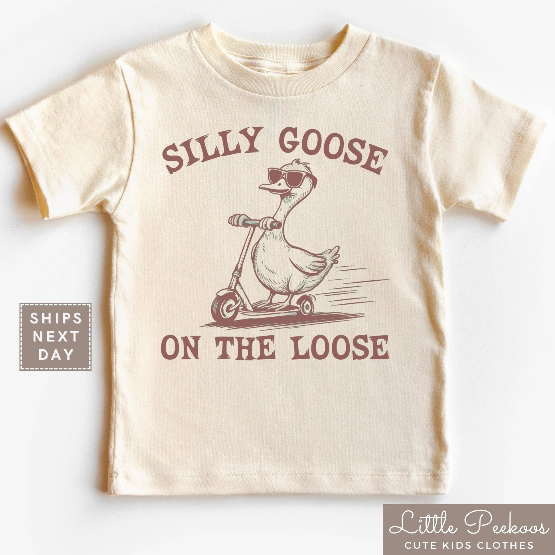 Silly Goose Toddler Shirt - Vintage Tee For Kids Unisex T-shirt, Sweatshirt, Hoodie, Long Sleeve Tee - T-Shirt, Sweatshirt, Hoodie