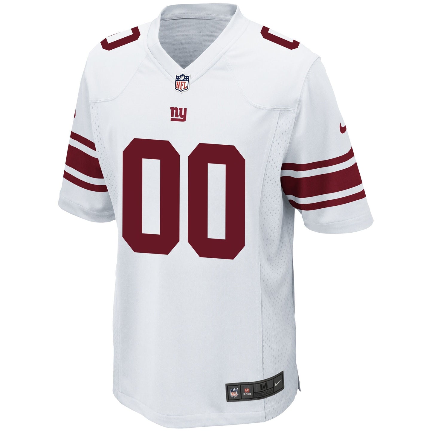 New York Giants Custom Game Jersey - White football jersey product view 2