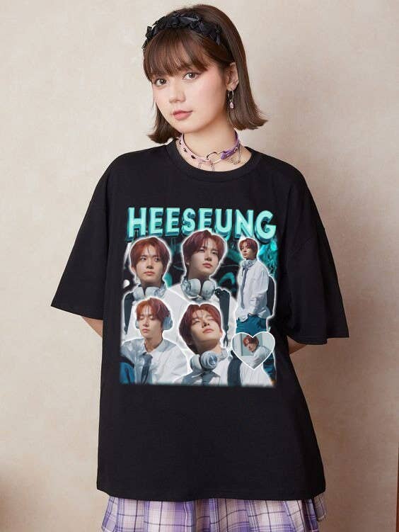 Limited Edition Enhypen Heeseung T-Shirt Kpop Unisex Apparel Unisex T-shirt, Sweatshirt, Hoodie, Long Sleeve Tee - T-Shirt, Sweatshirt, Hoodie