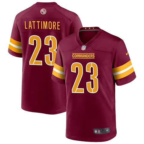 Marshon Lattimore Washington Commanders Jersey football jersey product view 1