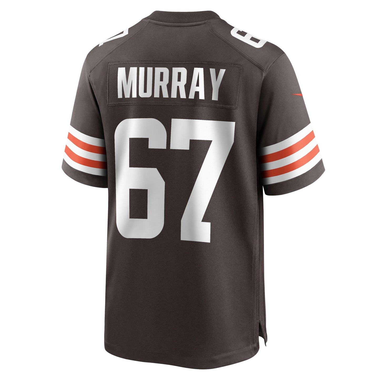 Justin Murray Cleveland Browns Team Game Jersey - Brown football jersey product view 3