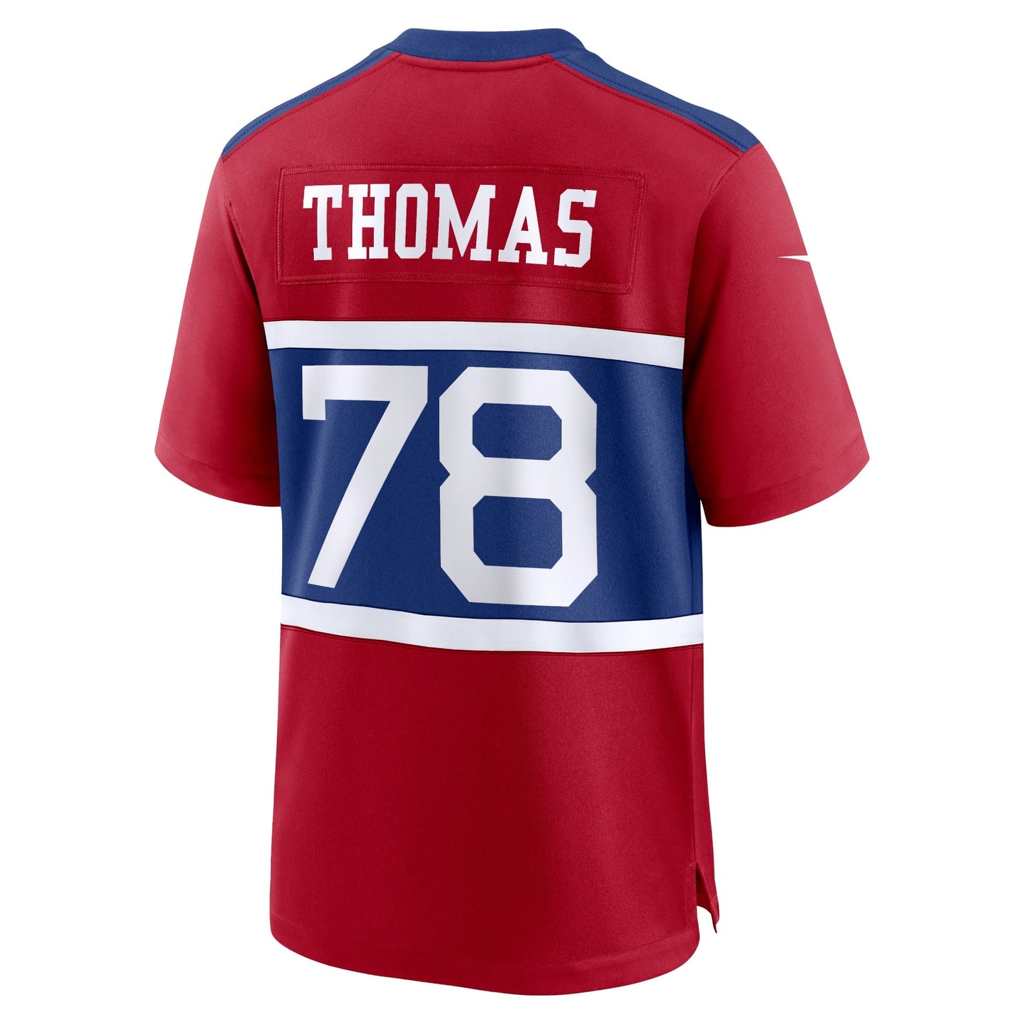 Andrew Thomas New York Giants Alternate Game Jersey - Century Red football jersey product view 3