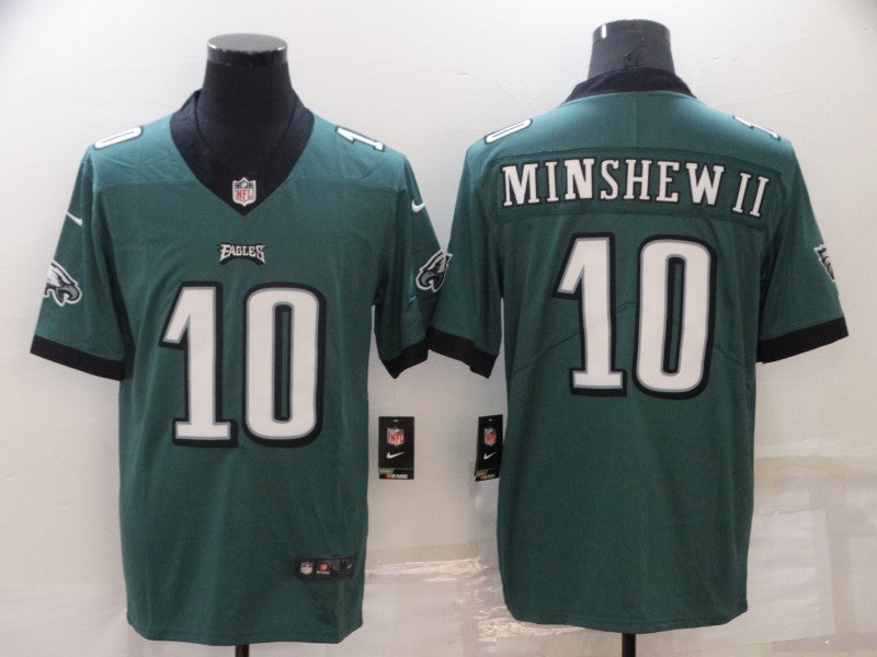 Men's Philadelphia Eagles Gardner Minshew II Green Game Jersey football jersey product view 1