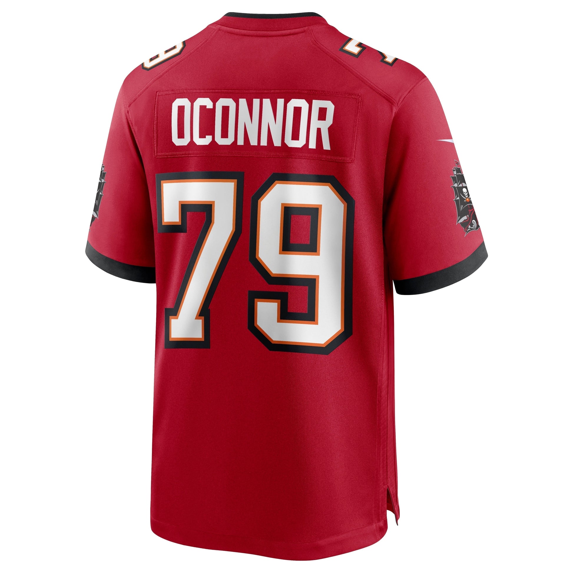Patrick O'Connor Tampa Bay Buccaneers Game Jersey - Red football jersey product view 3