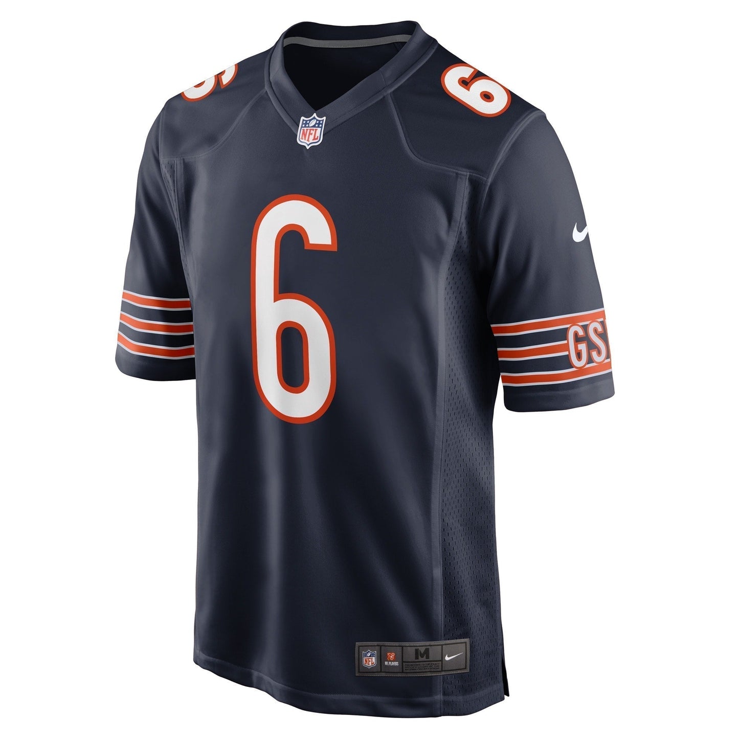Kyler Gordon Chicago Bears Game Jersey - Navy football jersey product view 2