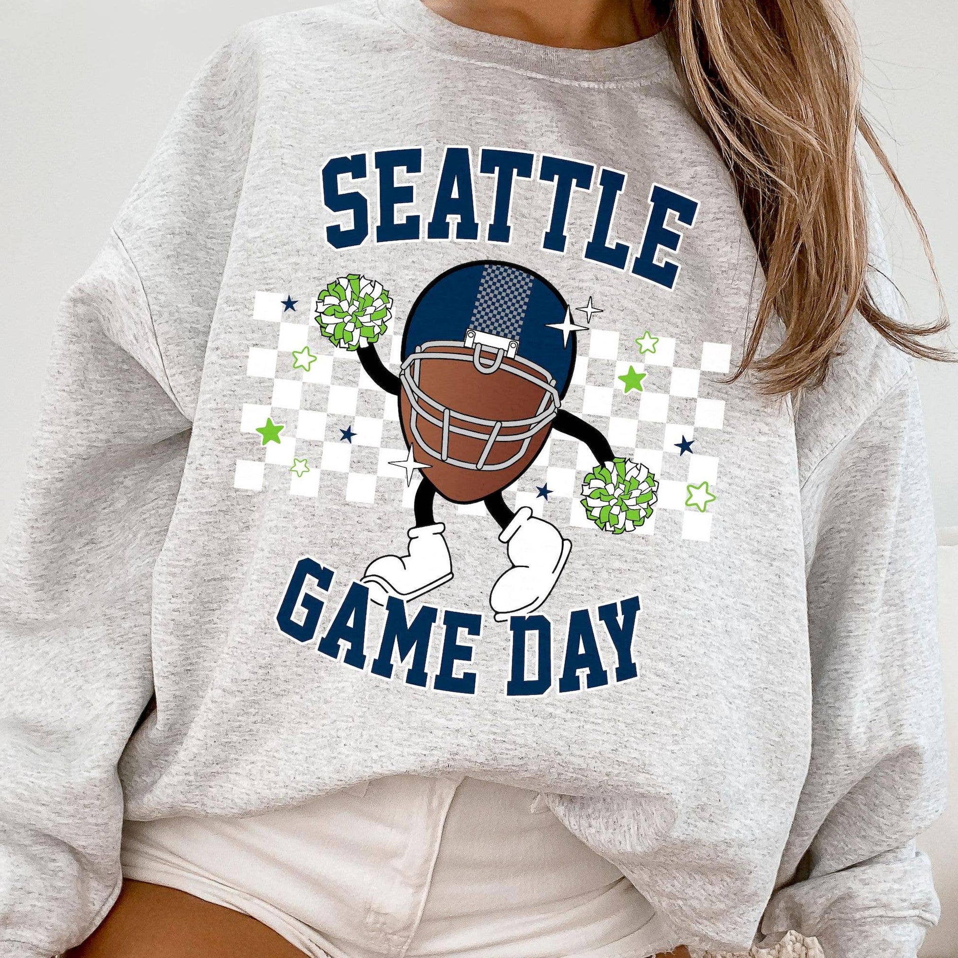 Seattle Football Game Day Sweatshirt For Seahawks Fans Unisex T-shirt, Sweatshirt, Hoodie, Long Sleeve Tee - T-Shirt, Sweatshirt, Hoodie