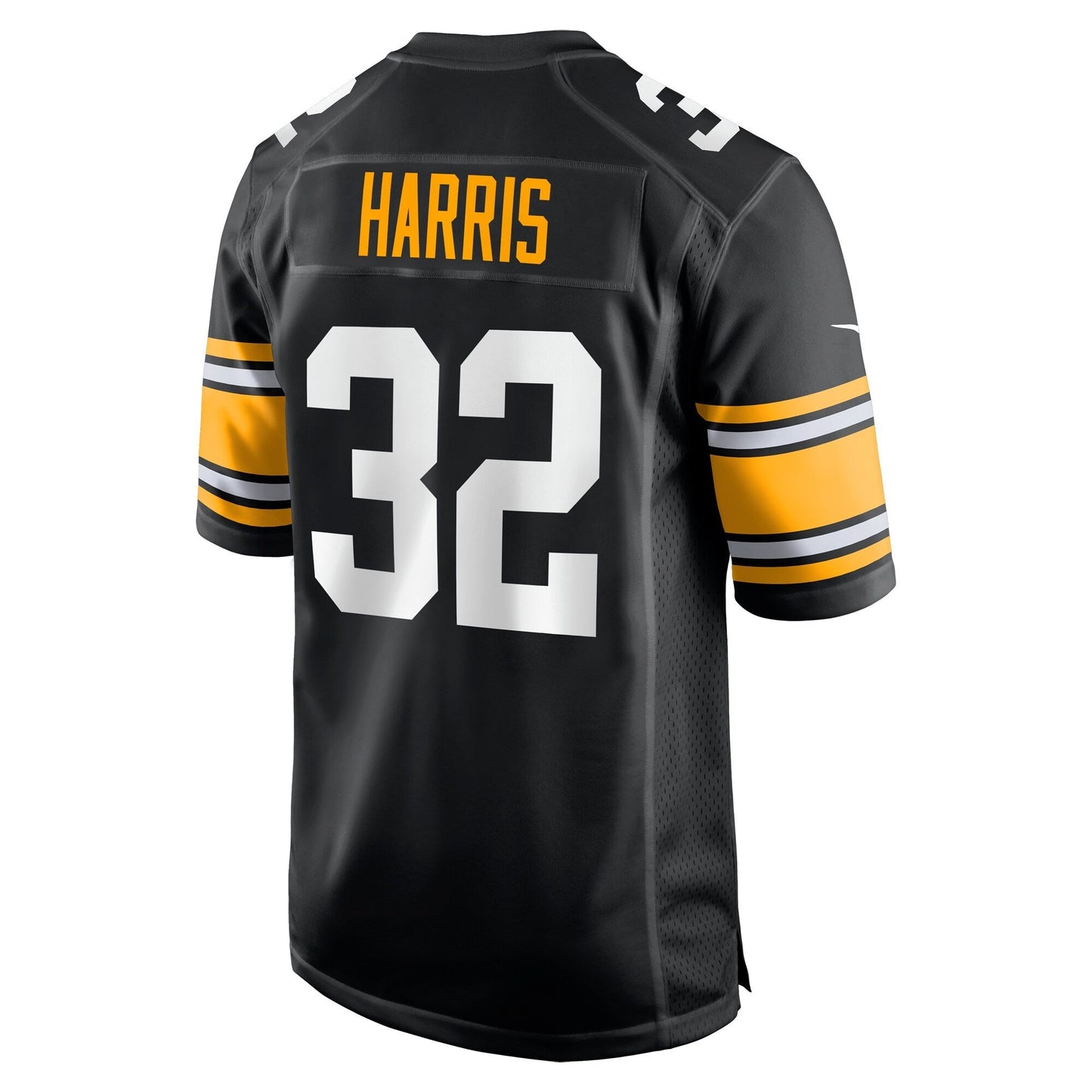 Franco Harris Pittsburgh Steelers Alternate Retired Jersey - Black football jersey product view 3