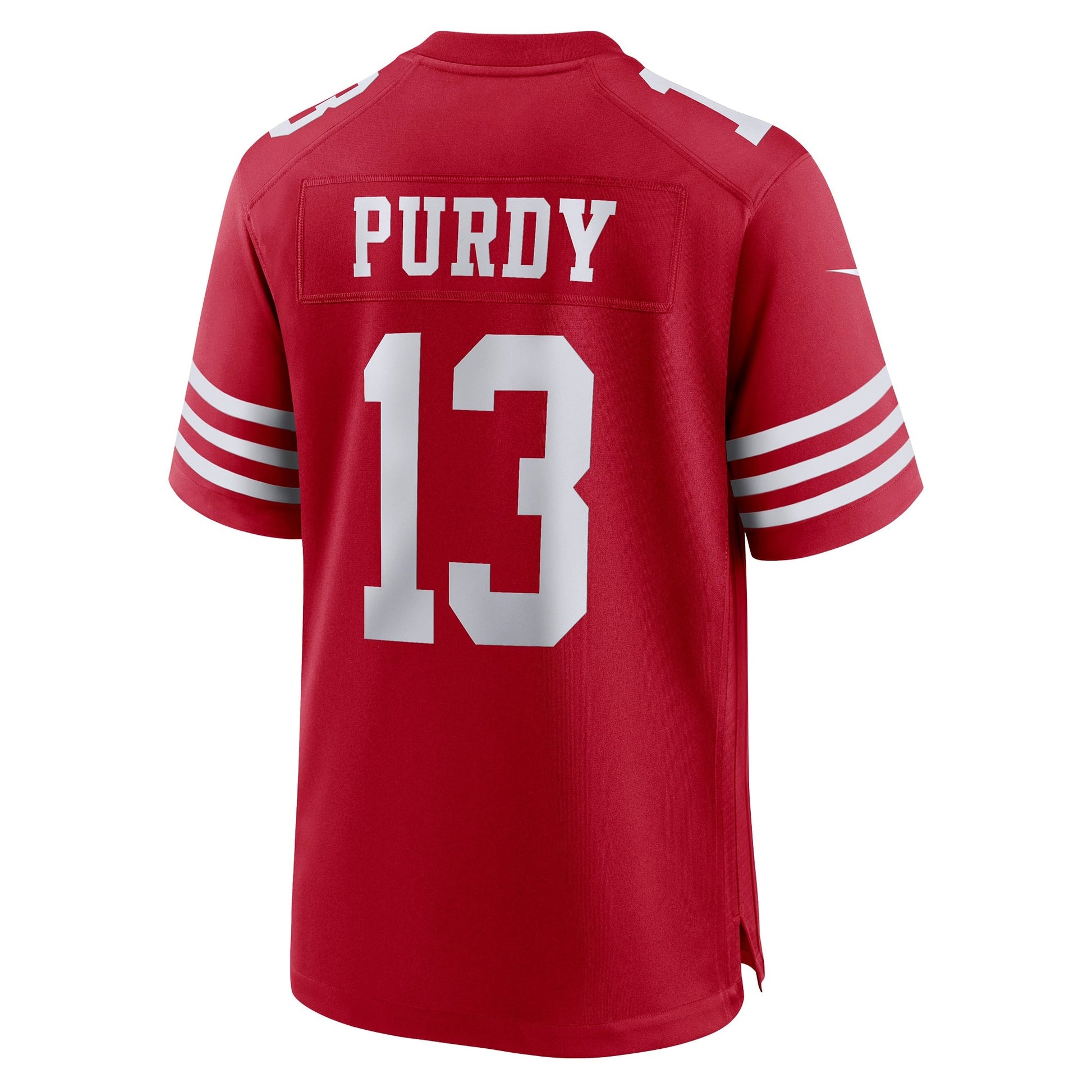 Brock Purdy San Francisco 49ers Game Jersey - Scarlet football jersey product view 3
