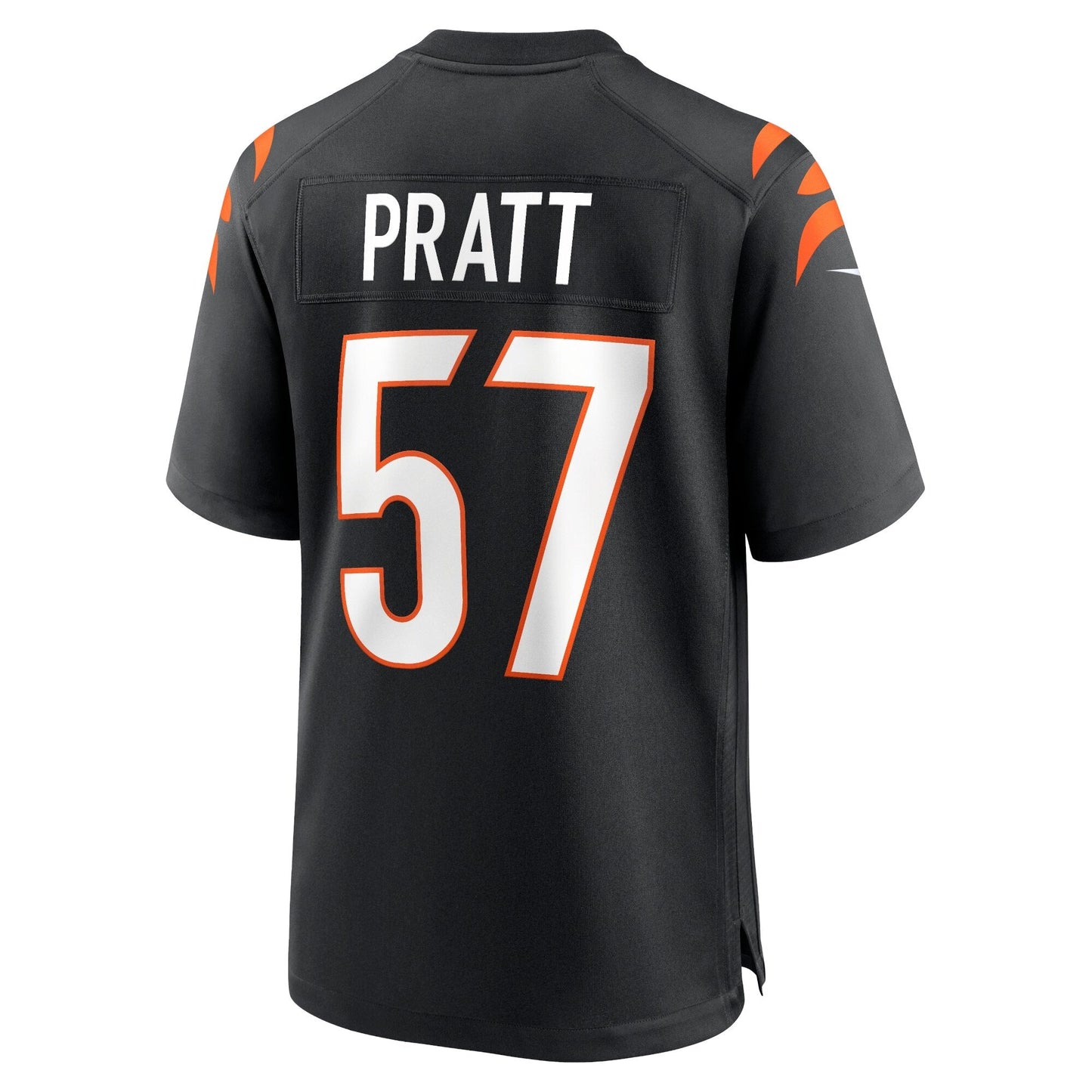 Germaine Pratt Cincinnati Bengals Game Jersey - Black football jersey product view 3