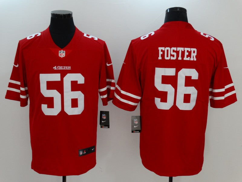 Men's San Francisco 49ers Ruben Foster Red Game Player Jersey football jersey product view 1