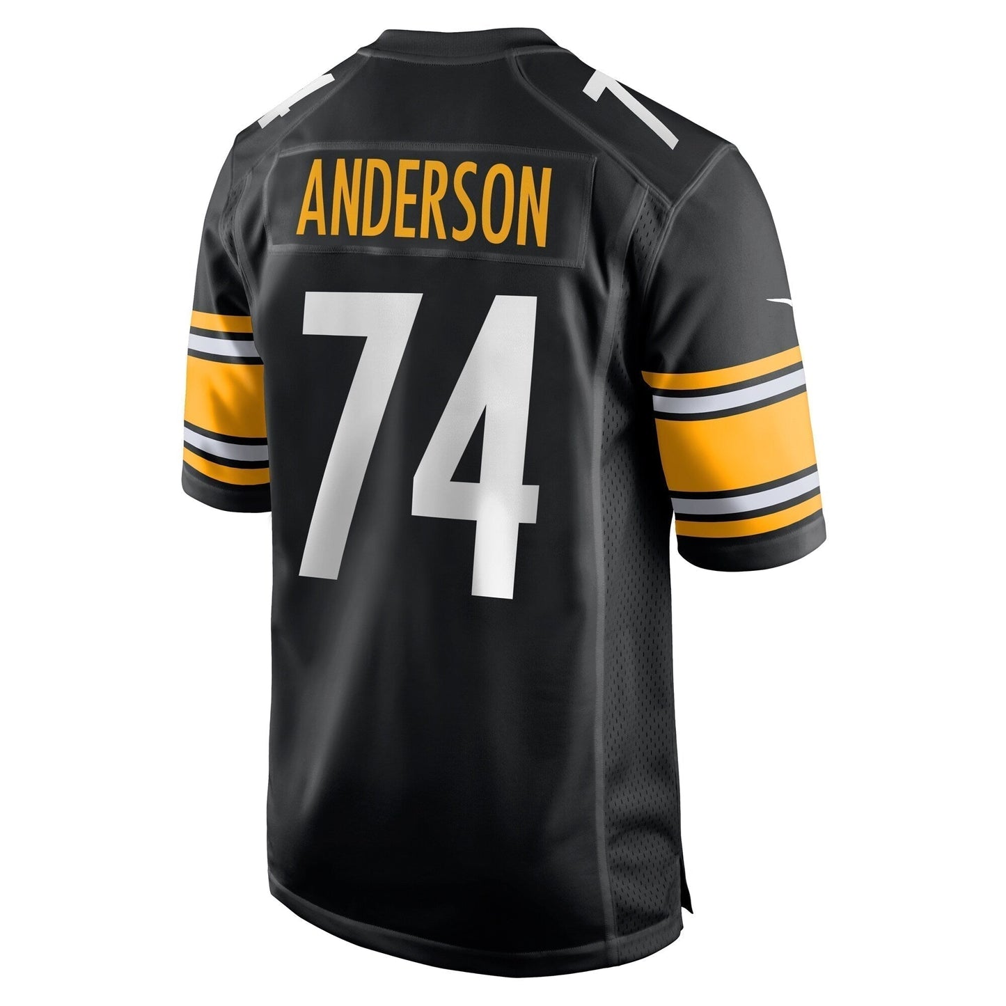 Spencer Anderson Pittsburgh Steelers Game Jersey - Black football jersey product view 3