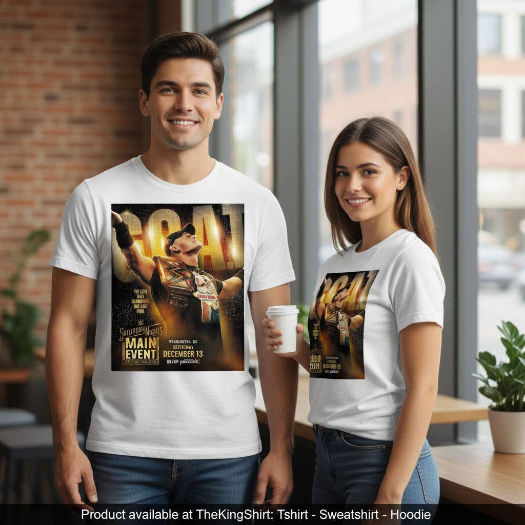 John Cena Saturday Nights Main Event Dc Poster Tee Unisex T-shirt, Sweatshirt, Hoodie, Long Sleeve Tee - T-Shirt, Sweatshirt, Hoodie