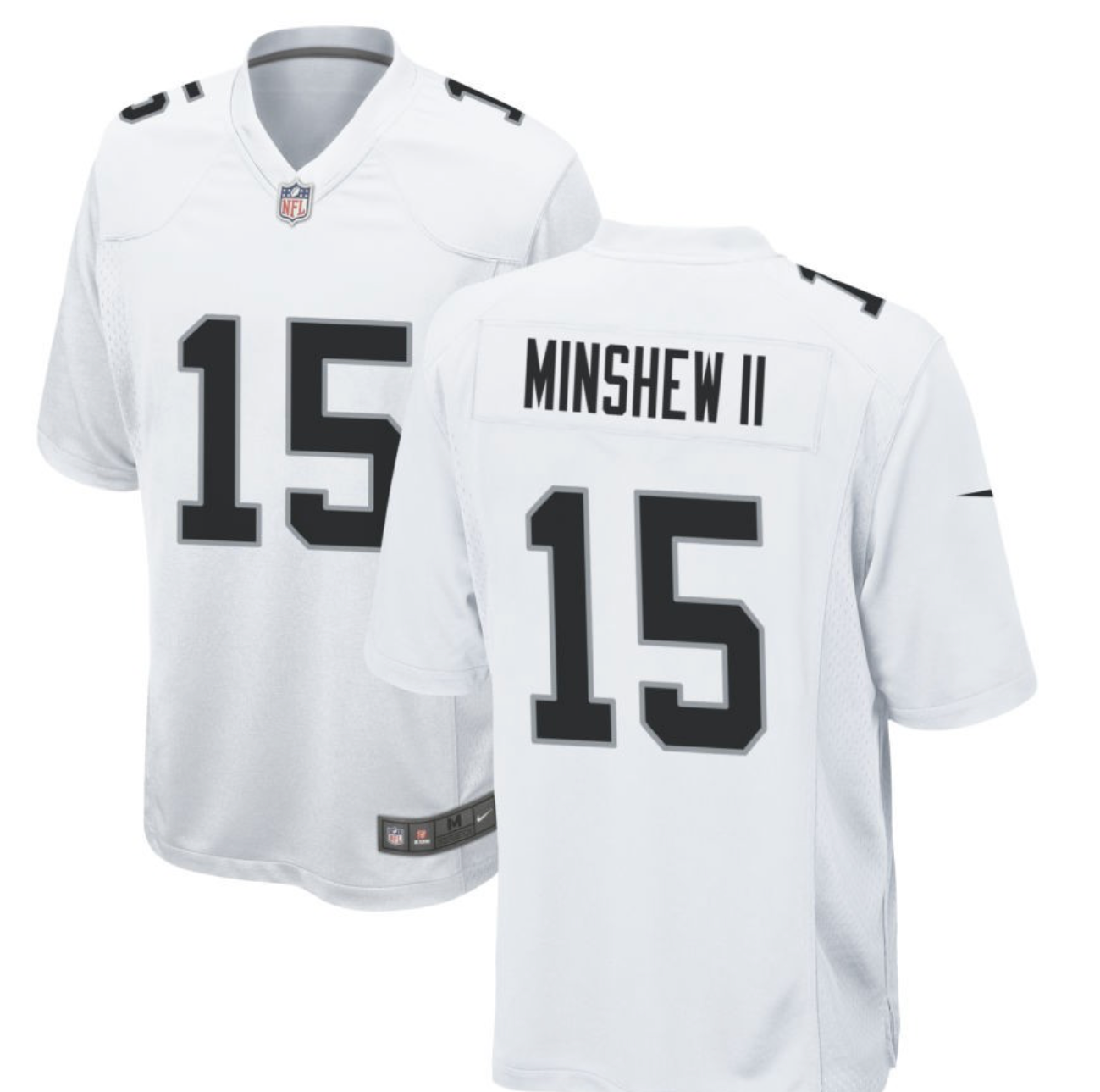 Gardner Minshew II Las Vegas Raiders Jersey football jersey product view 1