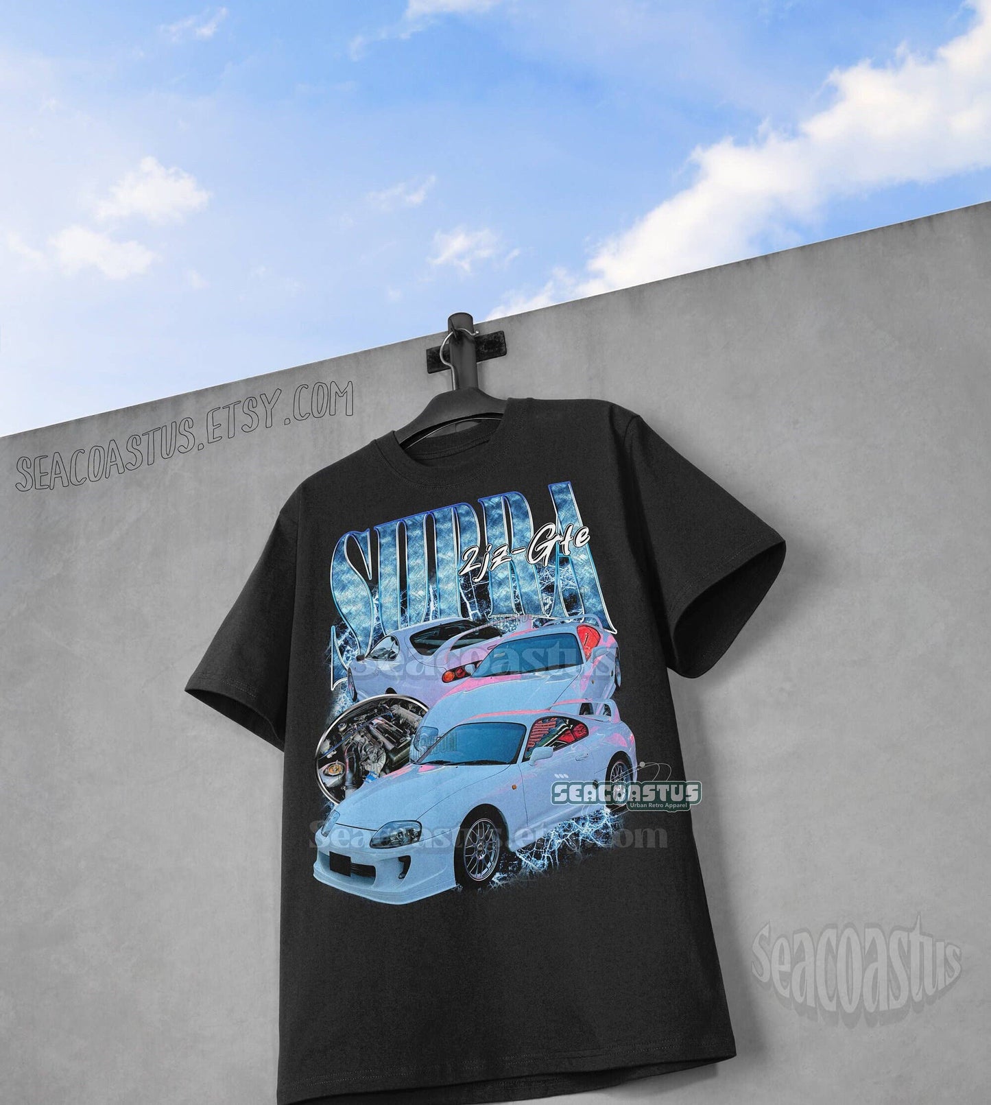 Vintage Toyota Supra Jdm Graphic T-Shirt Unisex T-shirt, Sweatshirt, Hoodie, Long Sleeve Tee - T-Shirt, Sweatshirt, Hoodie