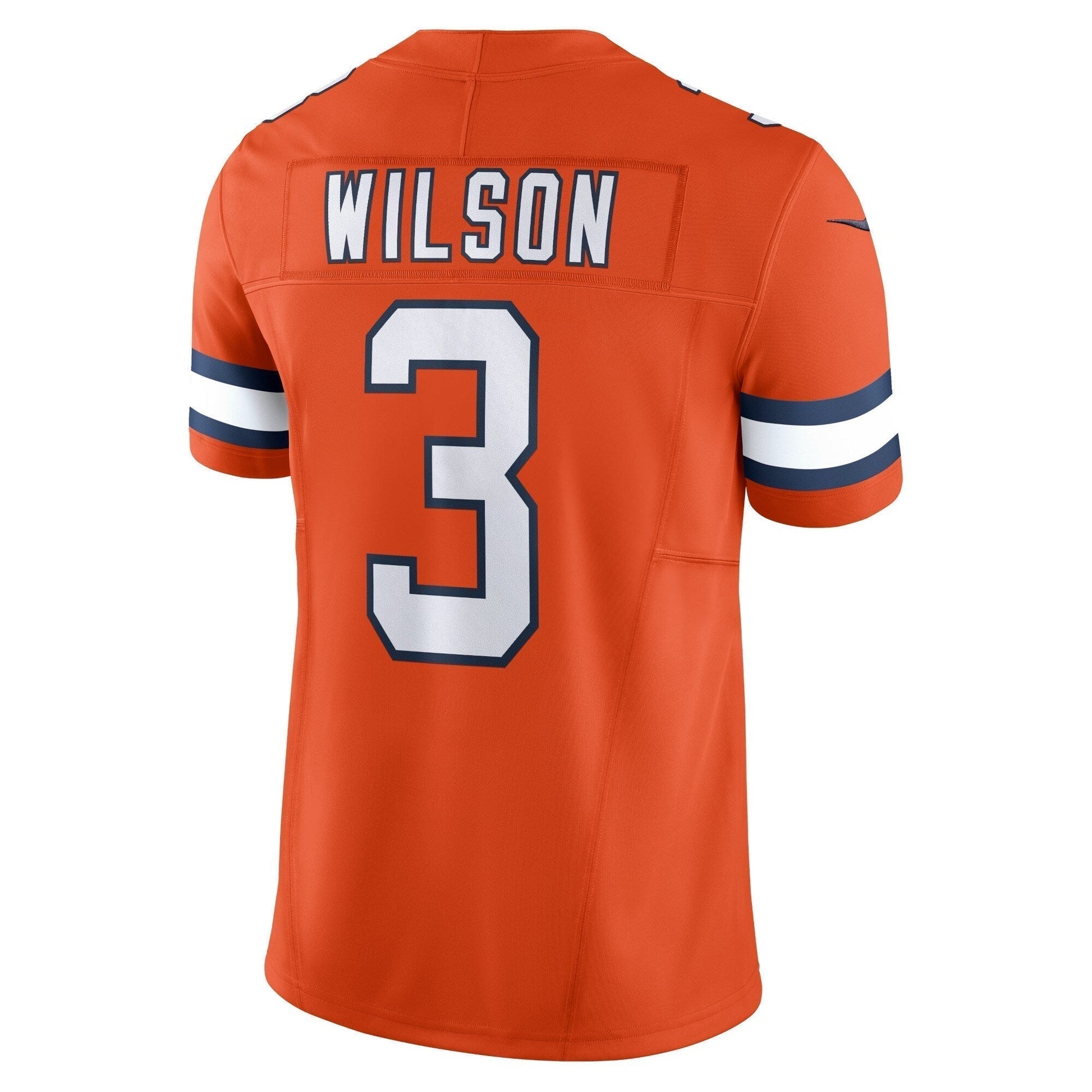 Russell Wilson Denver Broncos Vapor F.U.S.E. Limited Jersey - Orange football jersey product view 3
