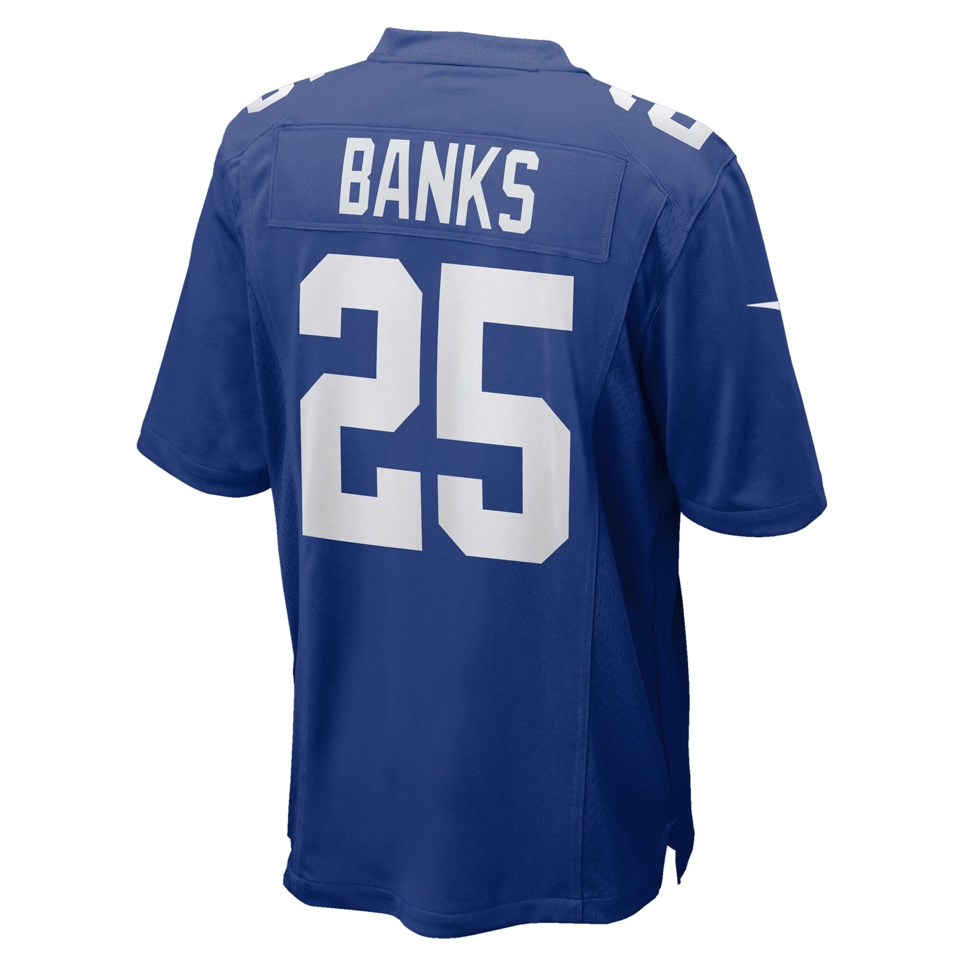 Deonte Banks New York Giants Team Game Jersey - Royal football jersey product view 3