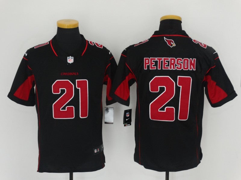 Men's Arizona Cardinals Patrick Peterson #21 Black Game Player Jersey1 football jersey product view 1