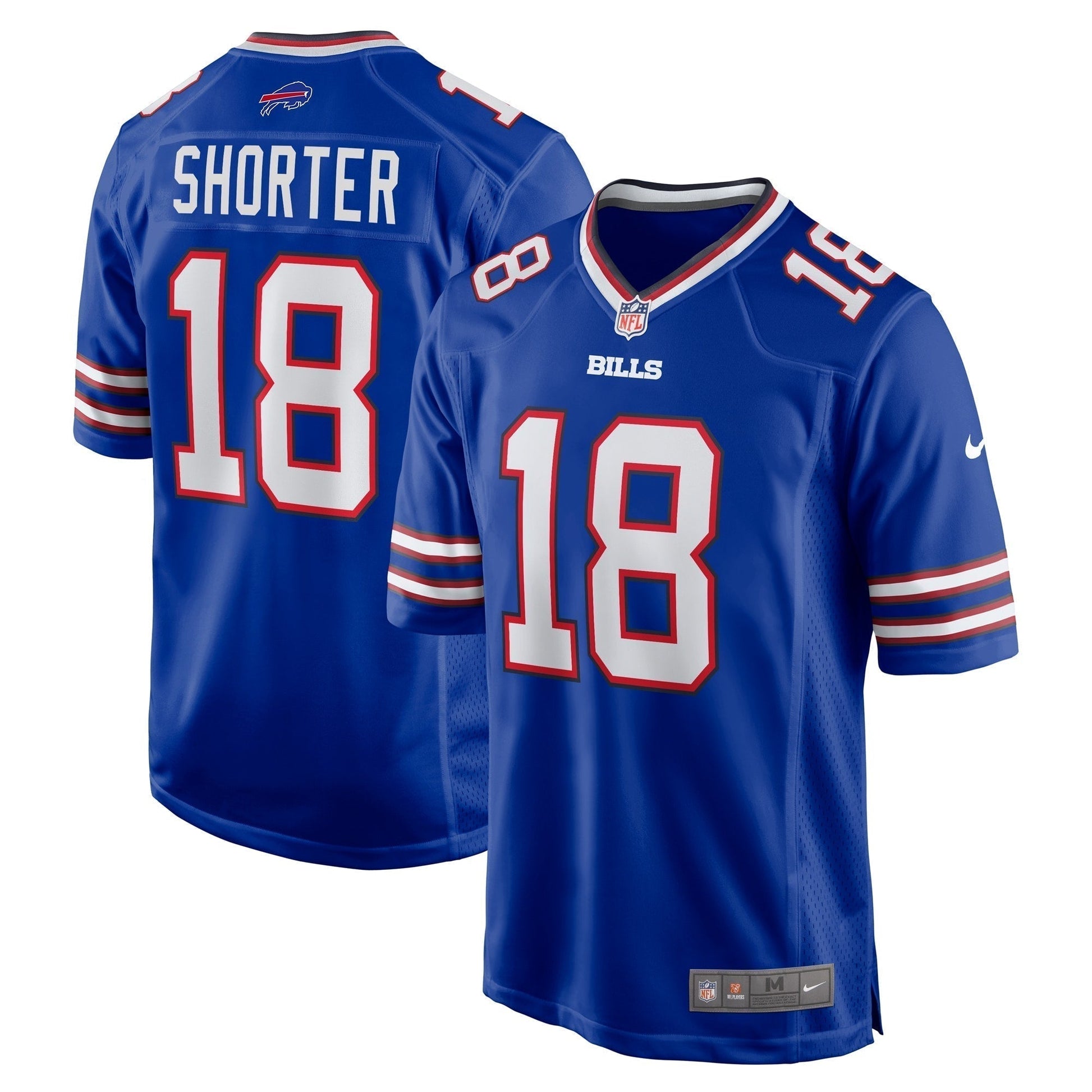 Justin Shorter Buffalo Bills Home Game Jersey - Royal football jersey product view 1