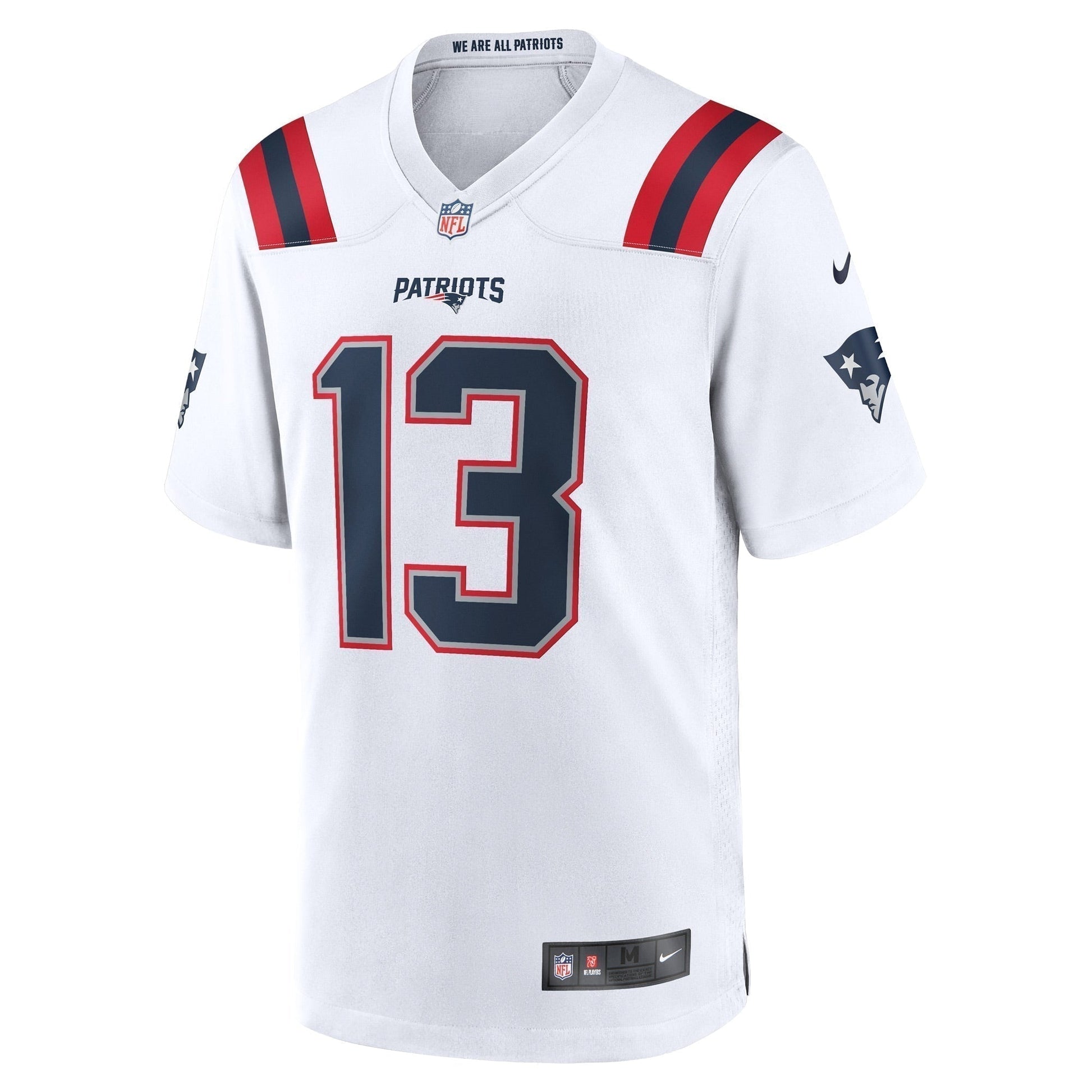 Jack Jones New England Patriots Game Jersey - White football jersey product view 2