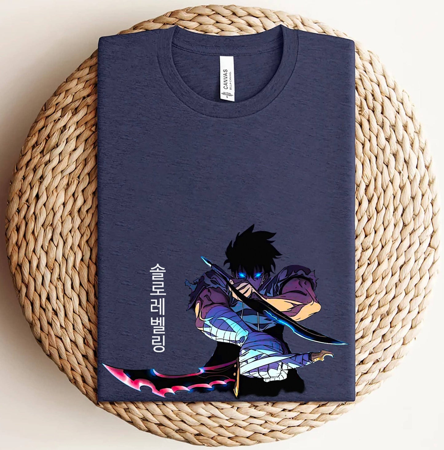 Solo Leveling Shirt  Anime Merch Unisex Gift For Him & Her Unisex T-shirt, Sweatshirt, Hoodie, Long Sleeve Tee - T-Shirt, Sweatshirt, Hoodie