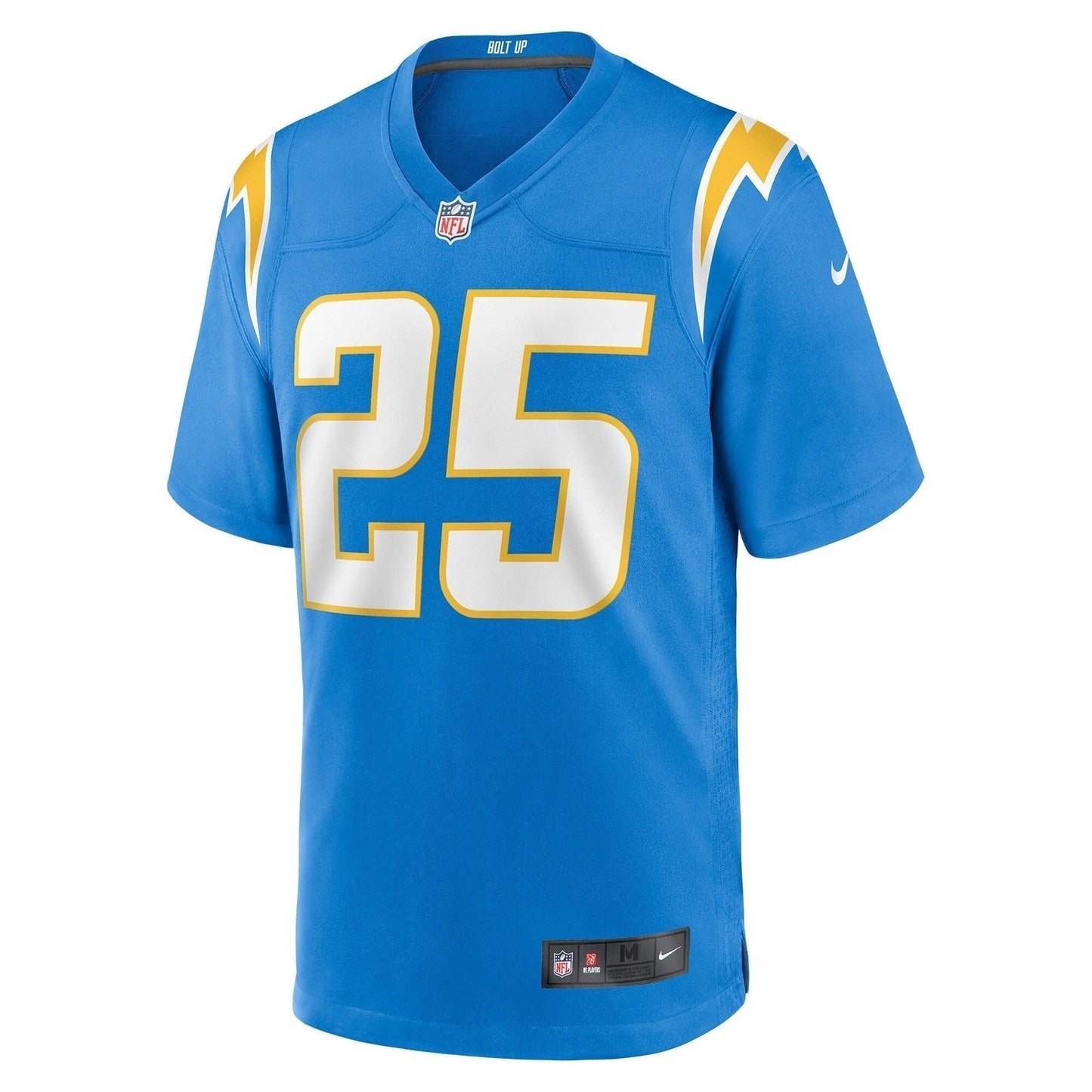 Joshua Kelley Los Angeles Chargers Game Jersey - Powder Blue football jersey product view 2