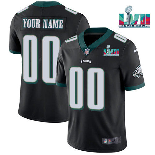 Custom Philadelphia Eagles Super Bowl Jersey football jersey product view 1