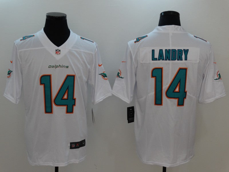 Men's Miami Dolphins Jarvis Landry White Game Jersey football jersey product view 1
