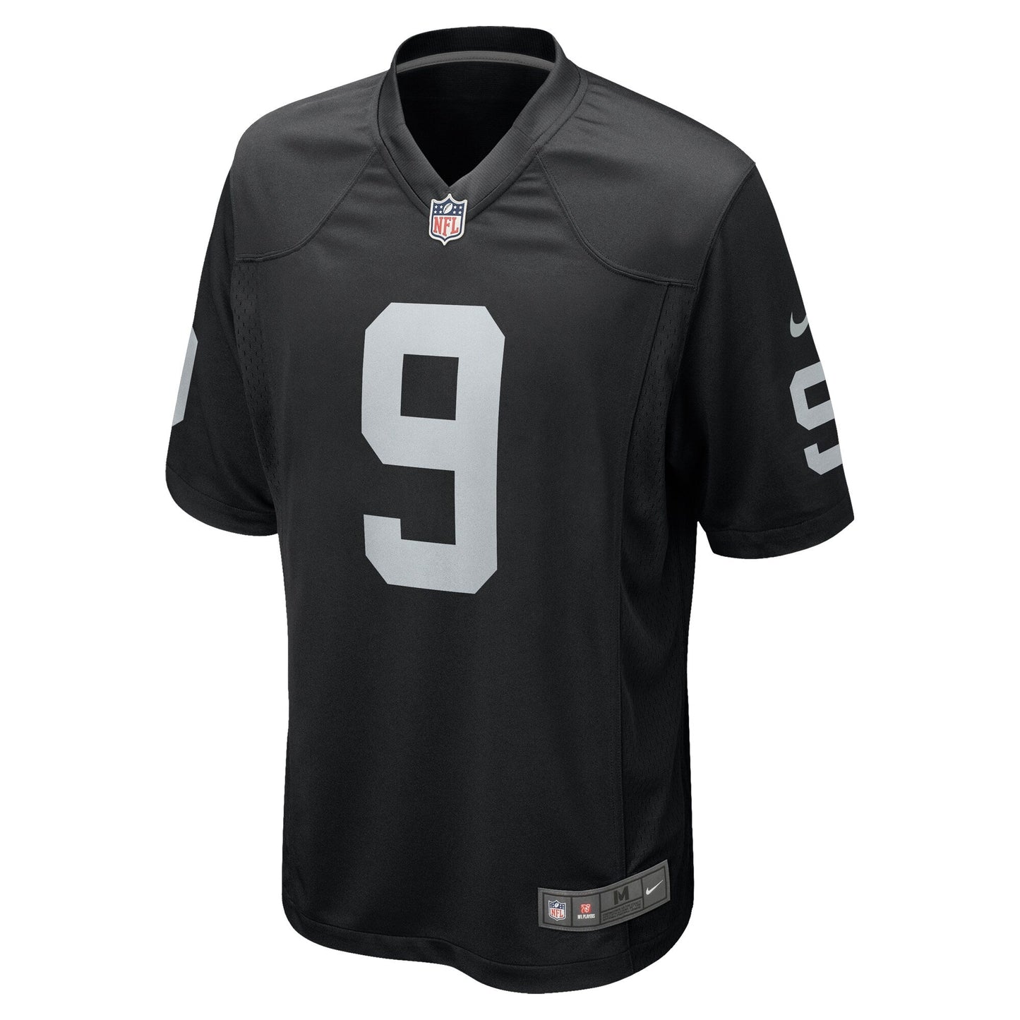 Tyree Wilson Las Vegas Raiders Game Jersey - Black football jersey product view 2