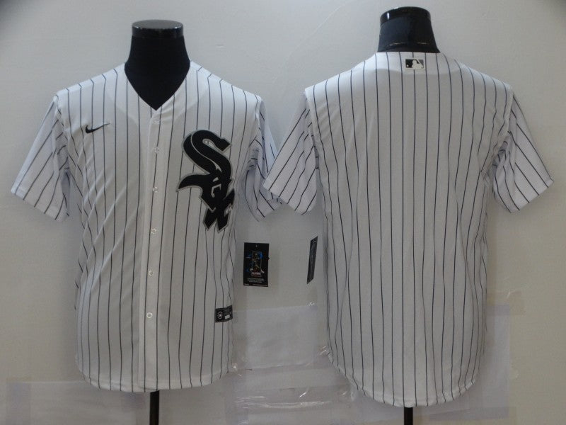 Men's Chicago White Sox White Home Replica Blank Jersey baseball jersey product view 1