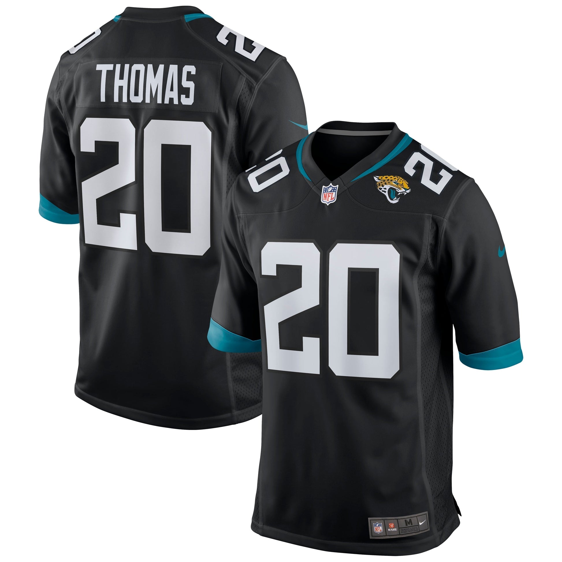 Daniel Thomas Jacksonville Jaguars Game Jersey - Black football jersey product view 1