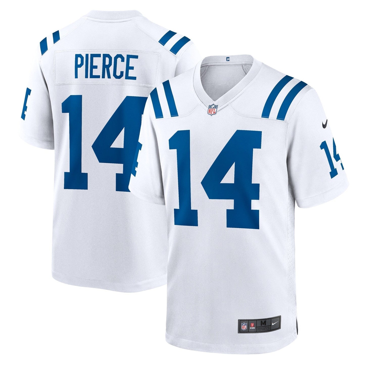 Alec Pierce Indianapolis Colts Away Game Jersey - White football jersey product view 1