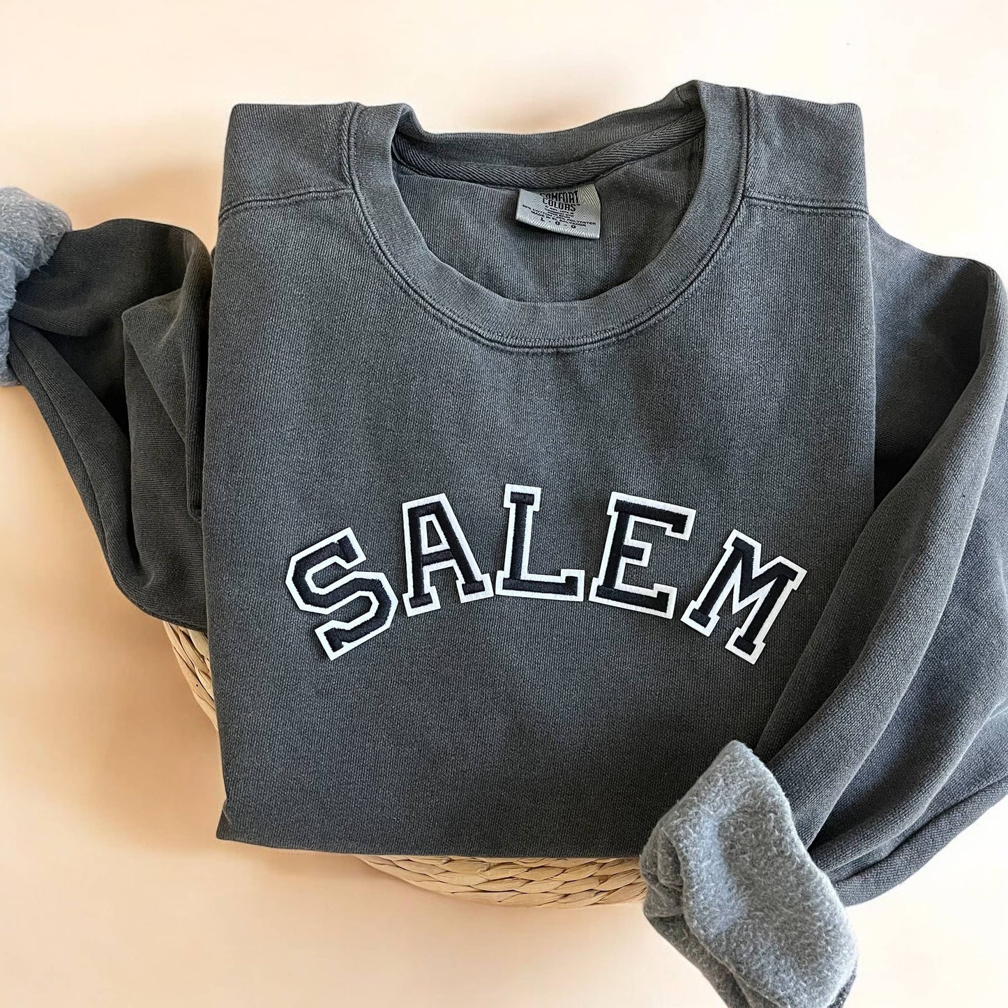 Comfort Colors Salem Sweatshirt, Salem Massachusetts Unisex T-shirt, Sweatshirt, Hoodie, Long Sleeve Tee - T-Shirt, Sweatshirt, Hoodie