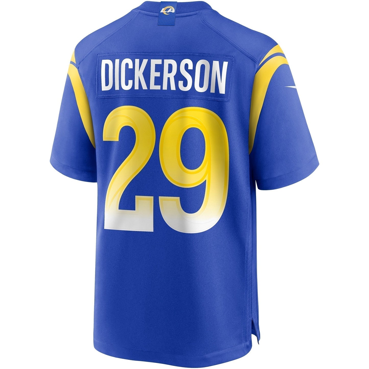 Eric Dickerson Los Angeles Rams Game Retired Jersey - Royal football jersey product view 3