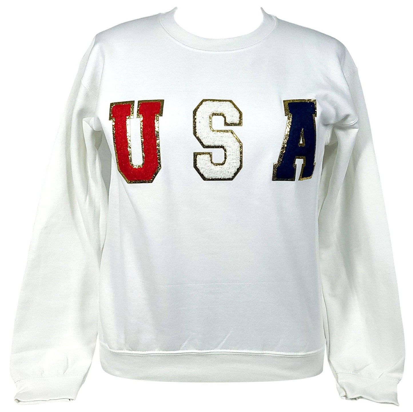 SW-6723 Usa-White Sweatshirt Unisex T-shirt, Sweatshirt, Hoodie, Long Sleeve Tee - T-Shirt, Sweatshirt, Hoodie