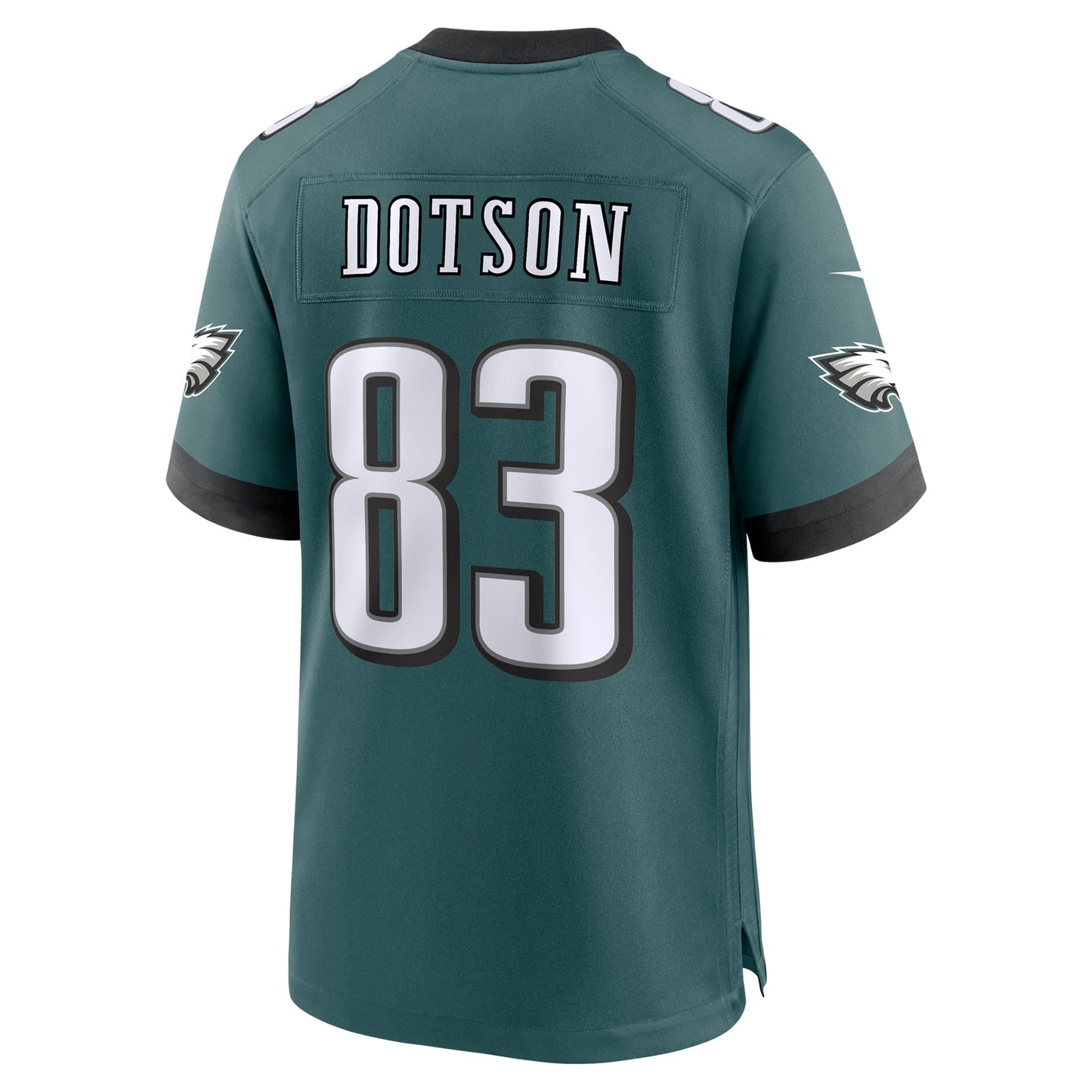 Jahan Dotson Philadelphia Eagles Team Game Jersey - Midnight Green football jersey product view 3