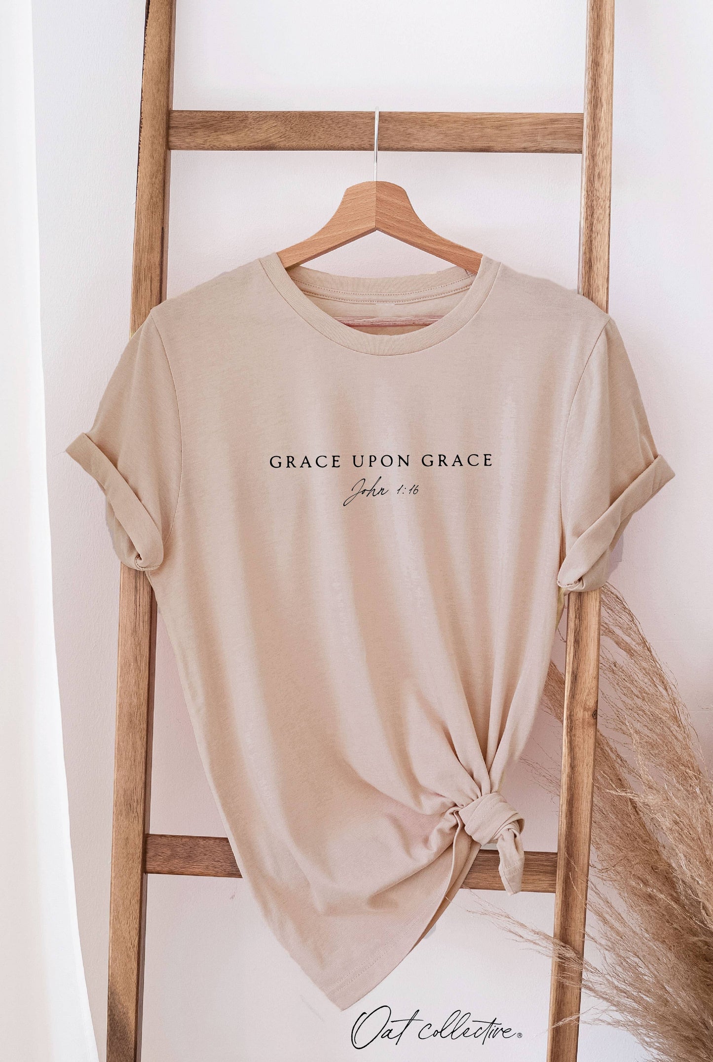 Grace Upon Grace Graphic T-Shirt Unisex T-shirt, Sweatshirt, Hoodie, Long Sleeve Tee - T-Shirt, Sweatshirt, Hoodie