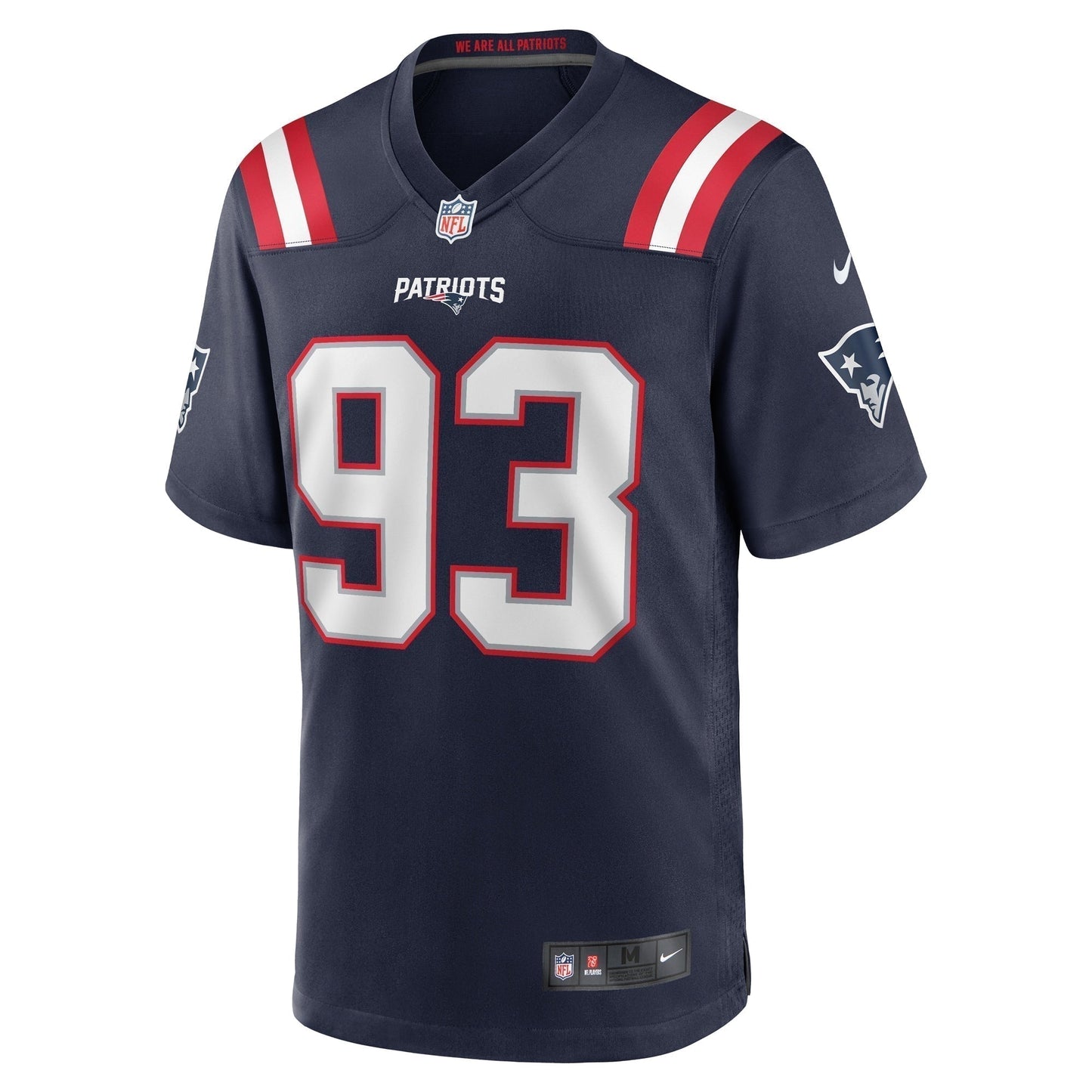 Lawrence Guy New England Patriots Team Game Jersey - Navy football jersey product view 2