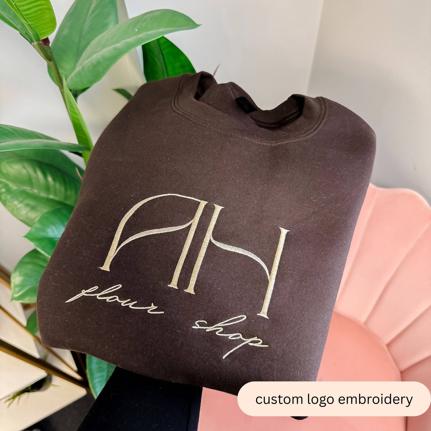 Logo Embroidery, Embroidered Sweatshirt, Custom Merch Unisex T-shirt, Sweatshirt, Hoodie, Long Sleeve Tee - T-Shirt, Sweatshirt, Hoodie